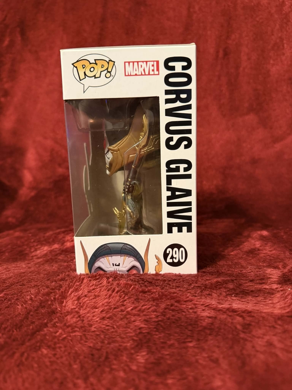 Funko POP! #290 Marvel Corvus Glaive Vinyl Figure - Gold, White & Red - Picture 4 of 6